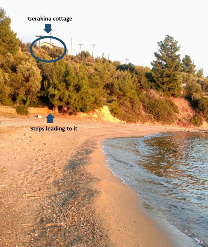 Gerakina Beach Cottage Psakoudia Exterior photo
